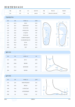 3D 발 건강 검사 보고서 3